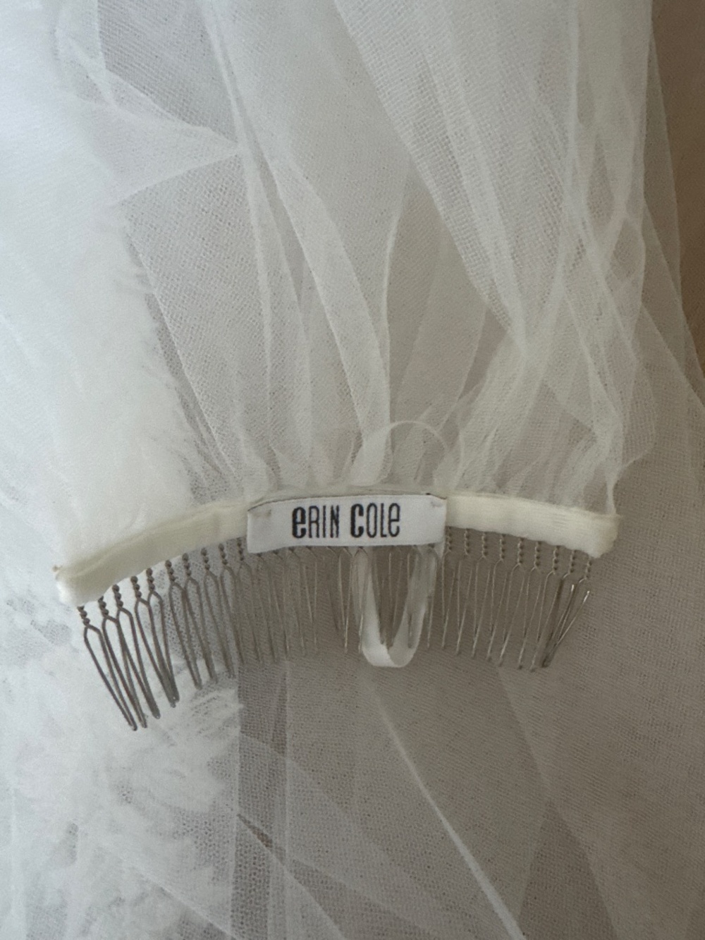Breathtaking Erin Cole Cathedral Wedding Veil with Intricate Lace